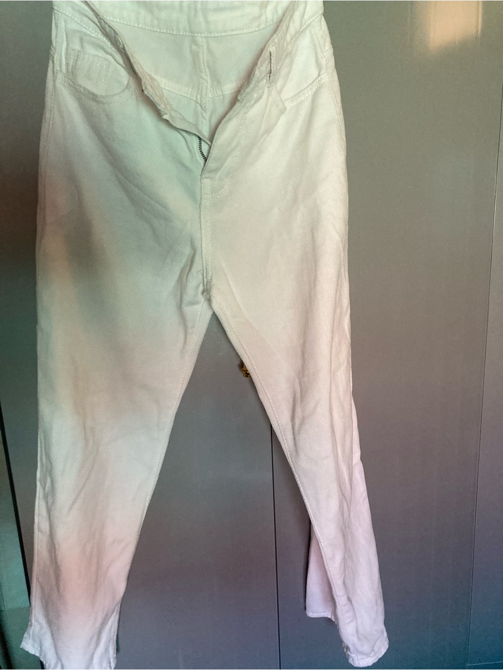 Banana Republic White Skinny Jeans